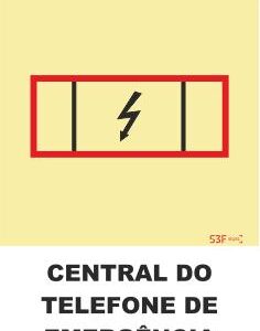 Sinais da Marinha - Fotoluminescente 2F. (Aplicação por Suspensão) 400x400mm