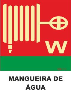 Sinais da Marinha - Fotoluminescente 2F. (Aplicação por Suspensão) 300x300mm