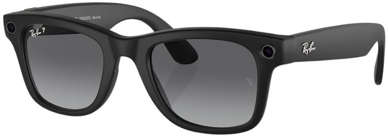 Óculos Meta Wayfarer (Preto Mate) - RAY-BAN