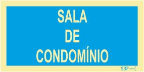 Sinal de Condomínio - Alumínio (0.8mm espessura) 400x200mm
