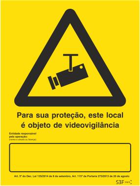 Sinal de Condomínio - Fotoluminescente 1F. 300x400mm