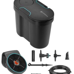 Conjunto de Irrigação Aquabloom c/ Depósito 10,5L (Cinzento) - GARDENA