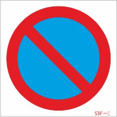 Sinais de Parque de Estacionamento - Fotoluminescente 1F. 200x200mm