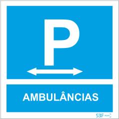 Sinais de Parque de Estacionamento - Fotoluminescente 1F. 300x300mm