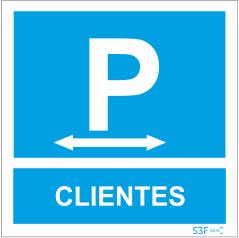 Sinais de Parque de Estacionamento - Fotoluminescente 1F. 300x300mm