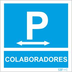 Sinais de Parque de Estacionamento - Alumínio (0.8mm espessura) 400x400mm
