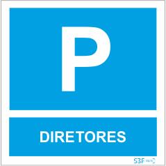 Sinais de Parque de Estacionamento - Fotoluminescente 1F. 300x300mm