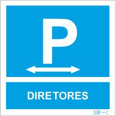 Sinais de Parque de Estacionamento - Fotoluminescente 1F. 300x300mm