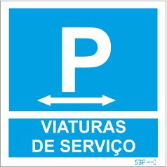 Sinais de Parque de Estacionamento - Fotoluminescente 1F. 300x300mm