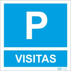 Sinais de Parque de Estacionamento - Alumínio (0.8mm espessura) 300x300mm