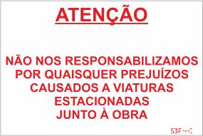 Sinal de Estaleiro - Fotoluminescente 2F. (Aplicação por Suspensão) 400x300mm