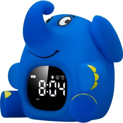 Despertador Digital Infantil Elefante (Azul) - DIEMAUS