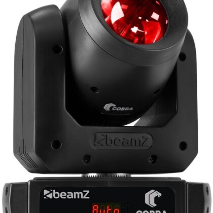 Moving Head Cobra 100H Beam 100W LED DMX c/ Prisma (Preto) - beamZ