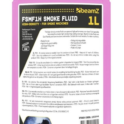 Liquido ALTA DENSIDADE p/ Máquina de Fumo (1 Litro) - beamZ