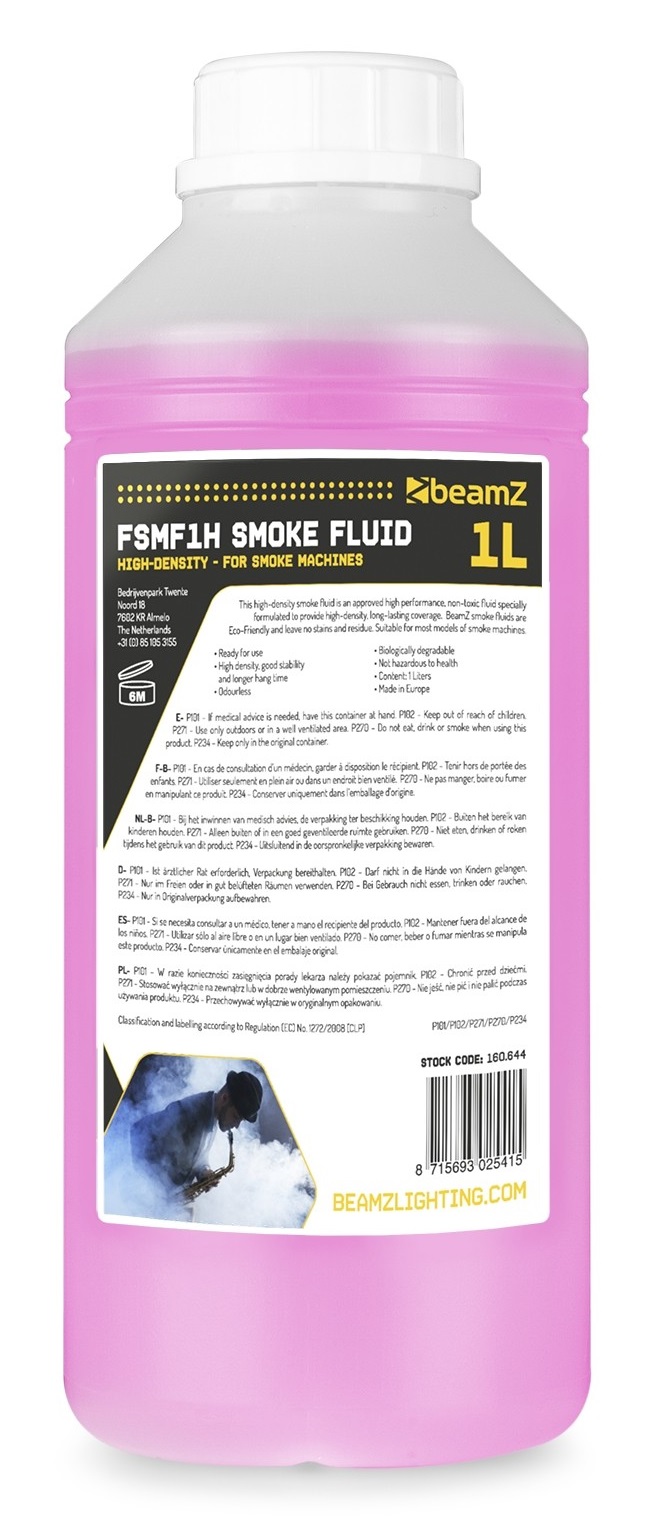 Liquido ALTA DENSIDADE p/ Máquina de Fumo (1 Litro) - beamZ