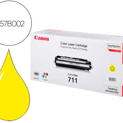 Toner 711Y Lbp5300 Lbp5360 (Amarelo) - CANON