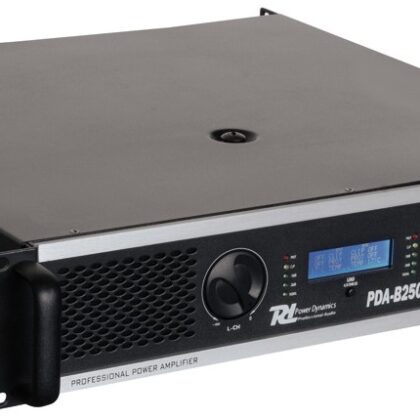 Amplificador PA Profissional 2x 1700W RMS (PDA-B2500) - Power Dynamics