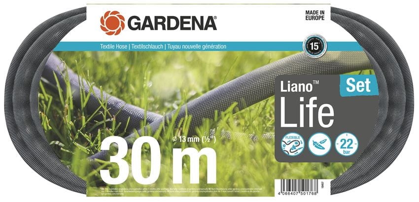 Mangueira Têxtil Liano Life Ø13mm 1/2 (30 mts) - GARDENA