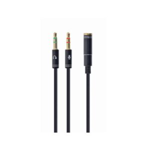 Adaptador Jack 3.5mm Femea 4-Pin para 2×3.5mm Macho ( Audio e Micro )