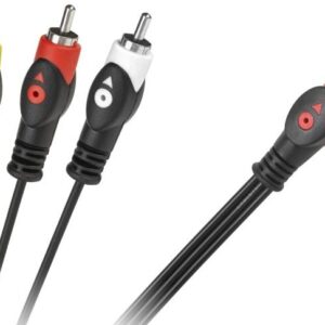 Cabo Jack 3,5mm Macho - 3 RCA Macho (1,5 mts)