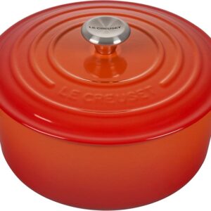 Caçarola Cocotte Signature Redonda de Ferro 3.3L 22m (Laranja) - LE CREUSET