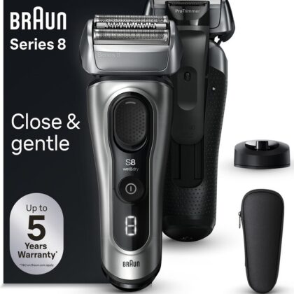Máquina de Barbear Series 8 8517s (Prateado) - BRAUN