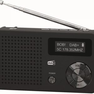 Rádio Portátil Digital DAB/DAB+/FM Dabman 13 (Preto) - IMPERIAL