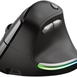 Rato Óptico Wireless Bayo Ergonomic 2400 DPI (Preto) - TRUST