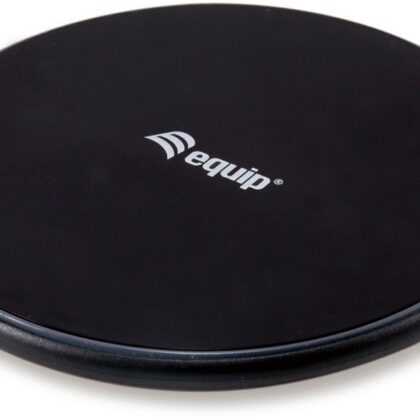 Carregador de Indução Qi 10W (Preto) - EQUIP