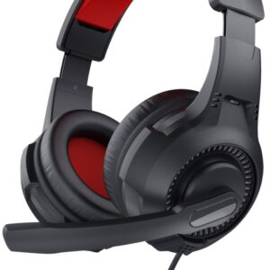 Auscultadores Headset Gaming c/ Fios Jack 3.5mm (Preto/Vermelho) - TRUST