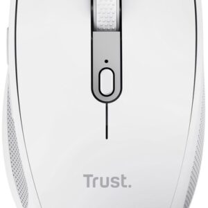 Rato Wireless/Bluetooth Ótico Ozaa 3200DPI (Branco) - TRUST