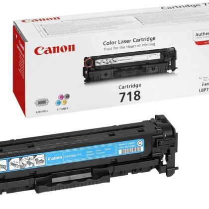 Toner 718 Azul (2900 Páginas) - CANON