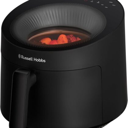 Fritadeira Satisfry Panoramic Air Fryer 5L 1800W (Preto) - RUSSELL HOBBS