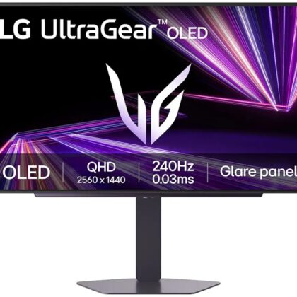 Monitor Gaming UltraGear GX7 OLED 27 27GX704A-B QHD FreeSync Premium Pro/G-Sync Compatible - LG