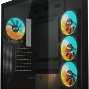 Caixa ATX C500 Panoramic Stealth ARGB TG (Preto) - GIGABYTE