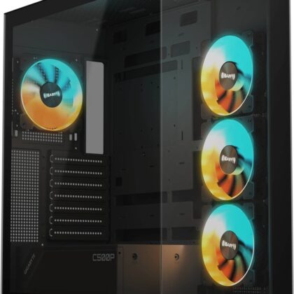 Caixa ATX C500 Panoramic Stealth ARGB TG (Preto) - GIGABYTE