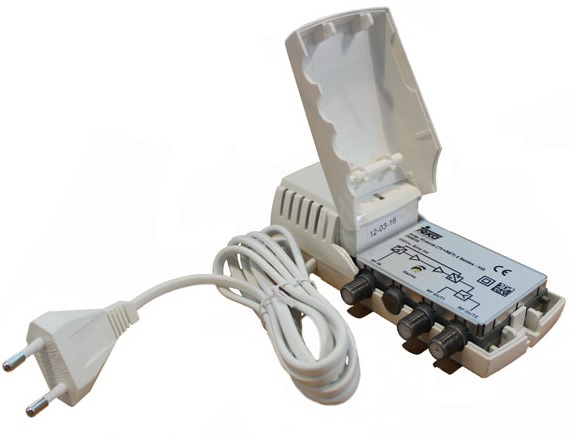 Amplificador de Vivenda (TV + Ret) 2 Saídas 20dB - TEKA
