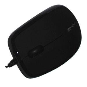 Rato Portatil Litle-Mouse -Black - 2Hix - Usb