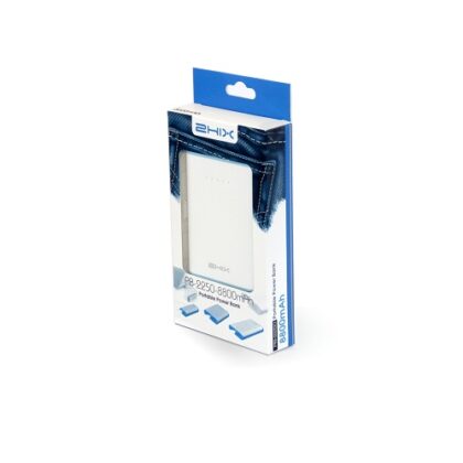 Powerbank 2Hix Model:Pb2250 8800Mah - C/Led - White/Blue 2*Usb