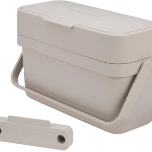Recipiente para Lixo Orgânico Retangular 4L (Cinza Claro) - JOSEPH JOSEPH