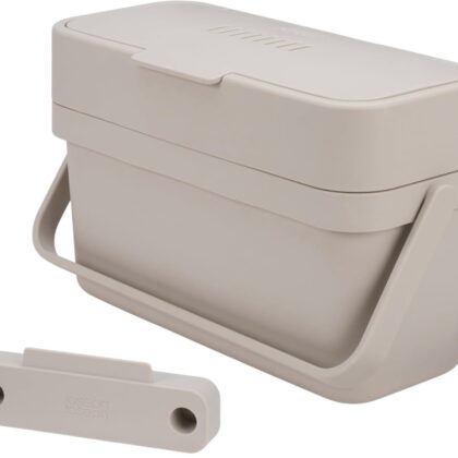 Recipiente para Lixo Orgânico Retangular 4L (Cinza Claro) - JOSEPH JOSEPH