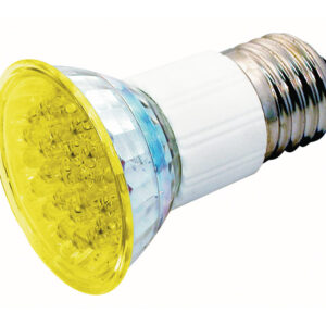 Lampada 24 LEDs 220V E27 1W Amarelo