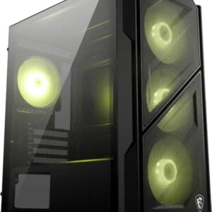 Caixa Micro-ATX MAG Forge M110R Airflow Tempered Glass (Preto) - MSI
