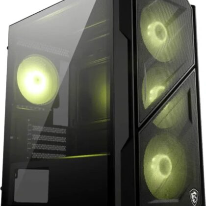 Caixa Micro-ATX MAG Forge M110R Airflow Tempered Glass (Preto) - MSI
