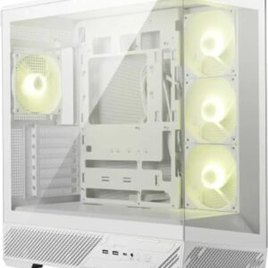 Caixa ATX MAG Pano 130R PZ ARGB Tempered Glass (Branco) – MSI