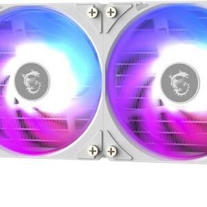 Water Cooler CPU MAG CoreLiquid A13 360mm ARGB All-In-One (Branco) - MSI