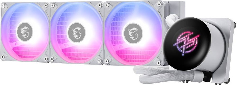 Water Cooler CPU MPG Coreliquid P13 360mm ARGB All-In-One (Branco) - MSI