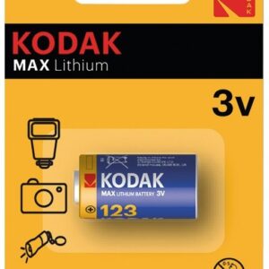Pilha Lithium CR123 3V - KODAK