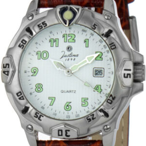 Relógio Analógico 32555M 32MM (Prateado) - JUSTINA