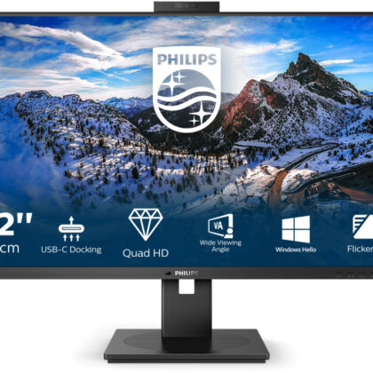 Monitor P Line LED 31.5 326P1H/00 Quad HD (Preto) - PHILIPS